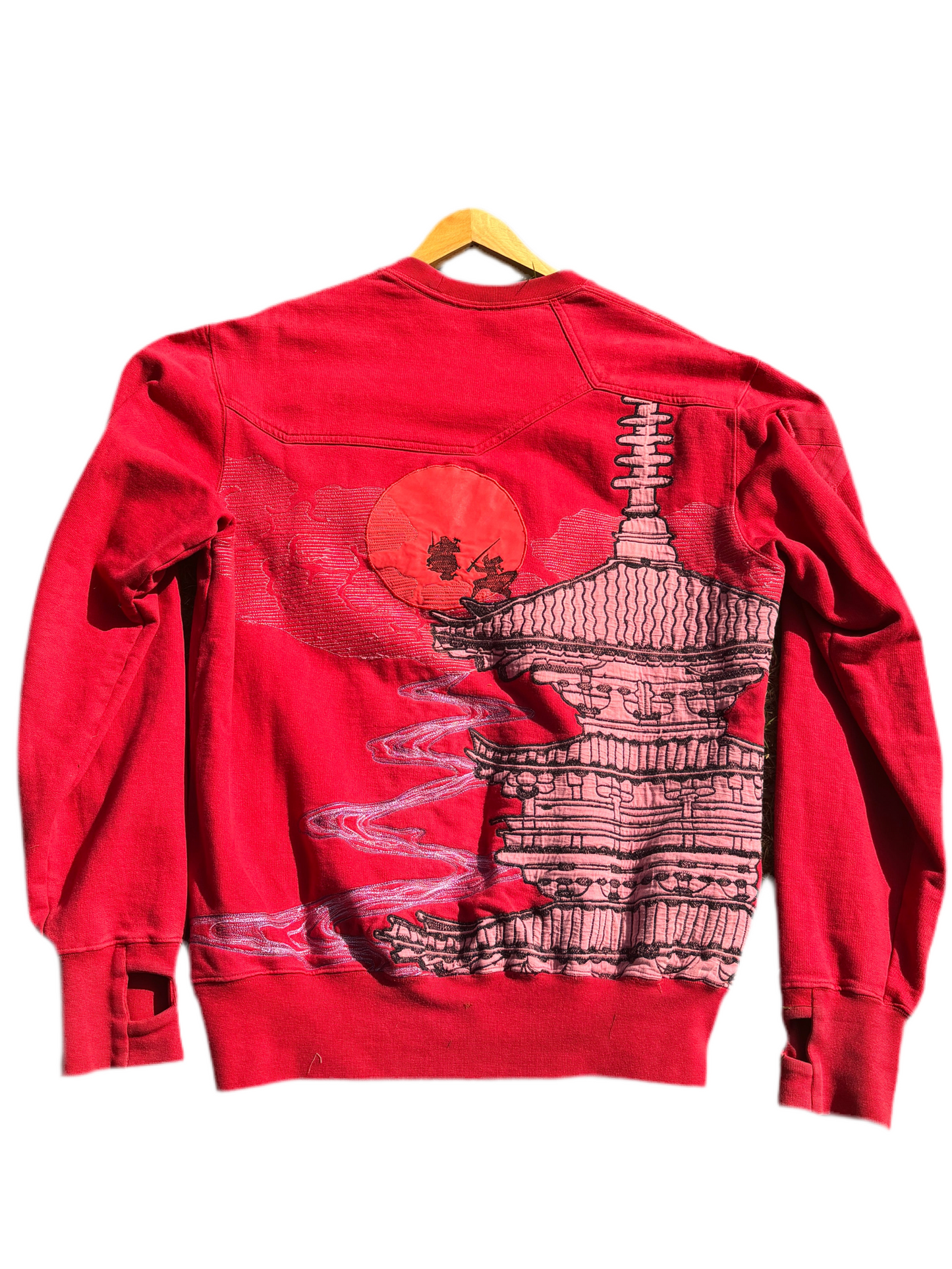 Maharishi embroidered crew neck