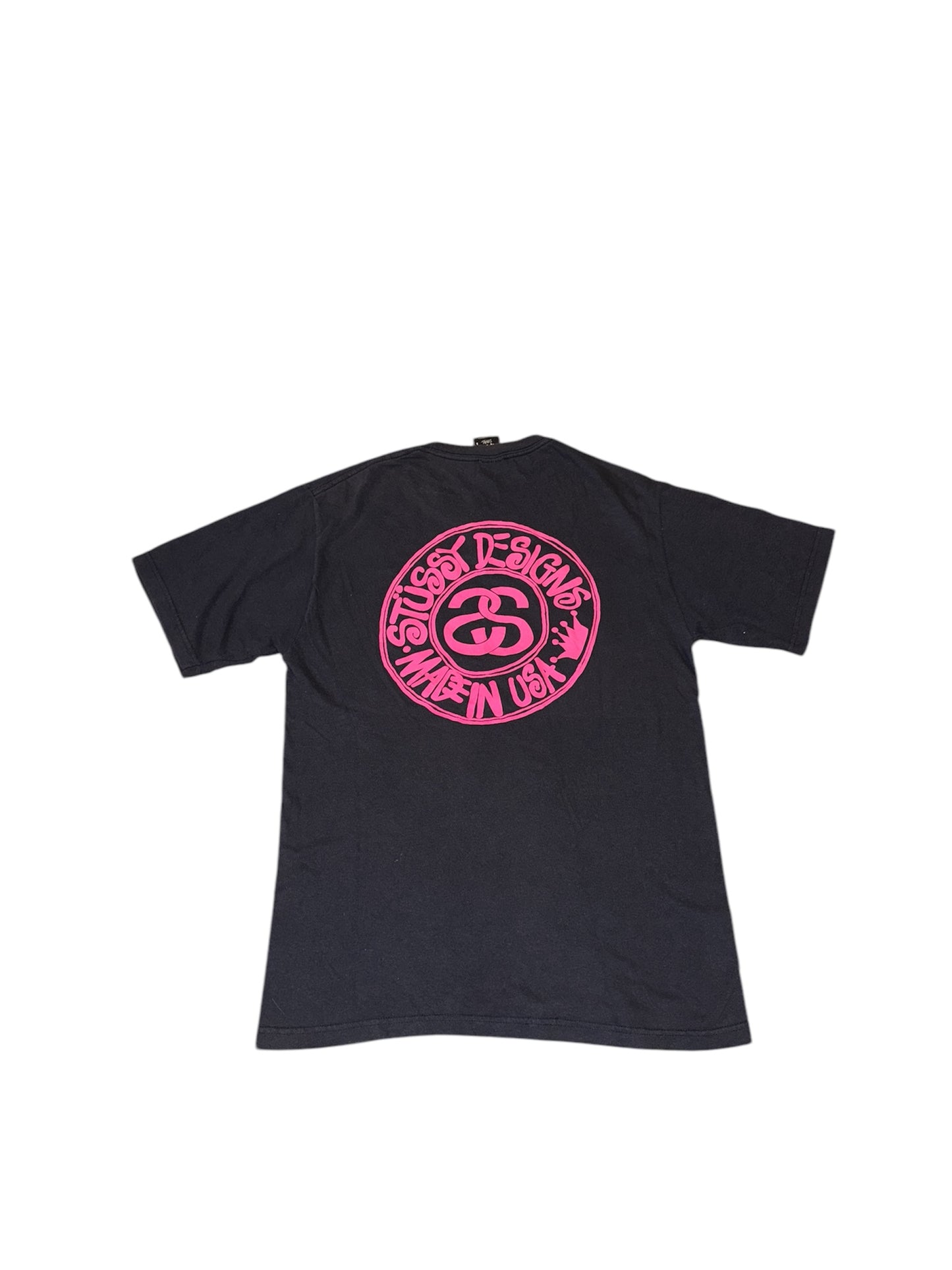 Stüssy pink graphic S