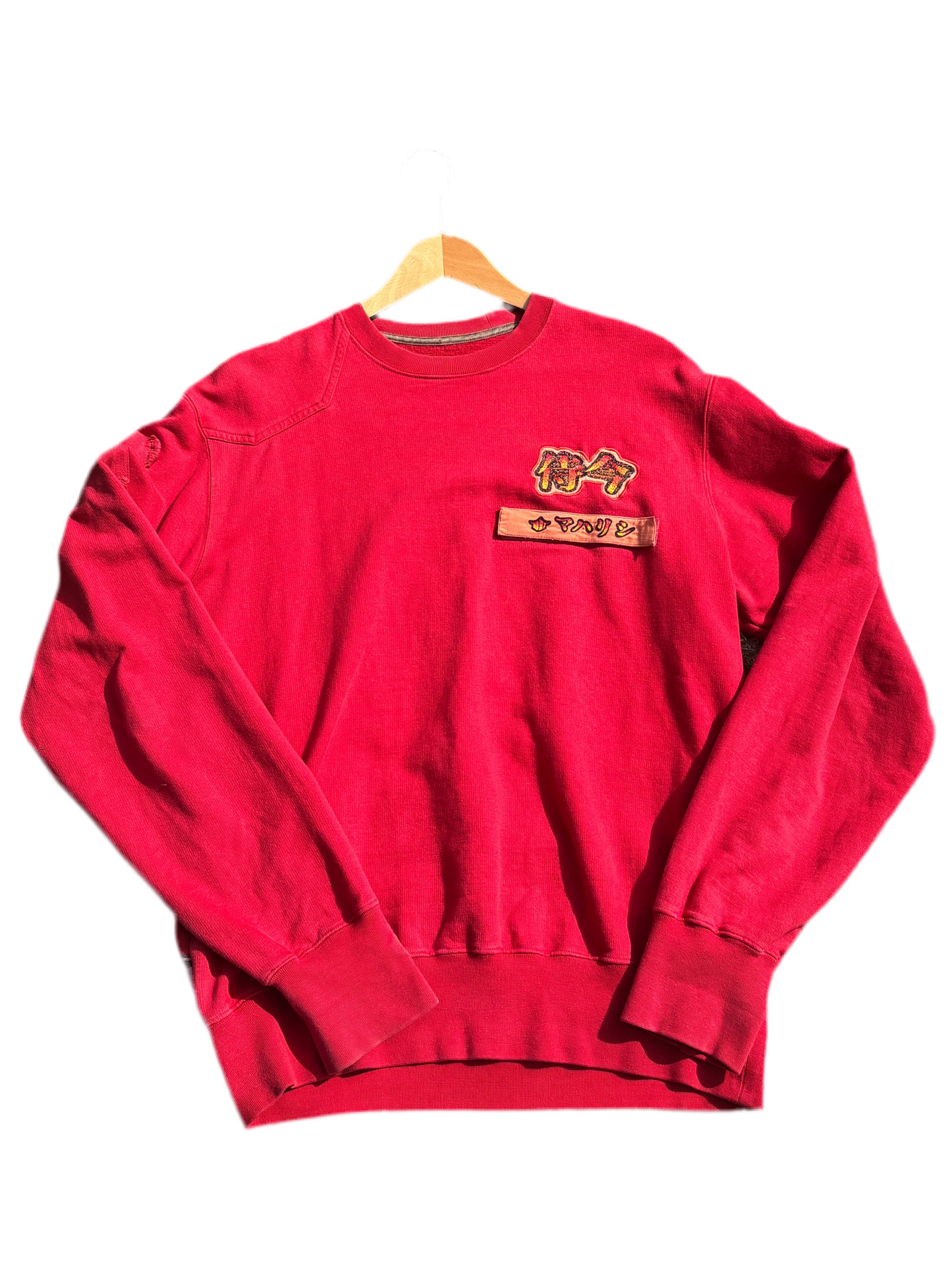 Maharishi embroidered crew neck