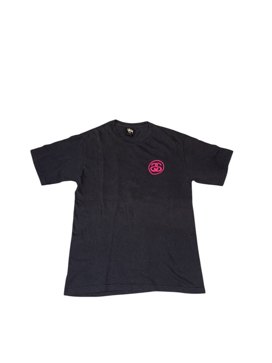 Stüssy pink graphic S
